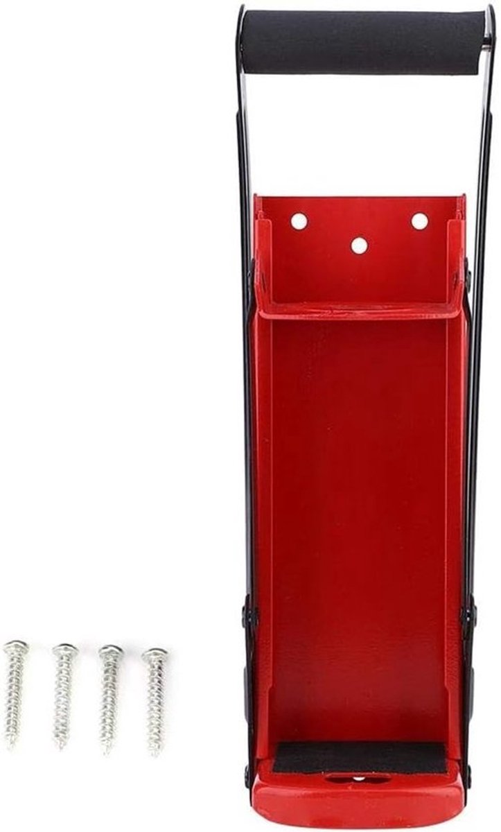 Robuuste Recycling Tool met Opener voor Plastic Flessen - Smasher met Stalen Handvat, 32.5 x 9 x 8 cm, Duurzaam en Efficiënt