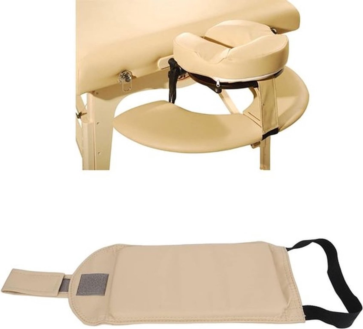Verstelbare Waterdichte Hangende Armsteun voor Massagetafels met Dubbele Stiknaad en Hoofdkussen Accessoires voor Ontspanning en Comfort
