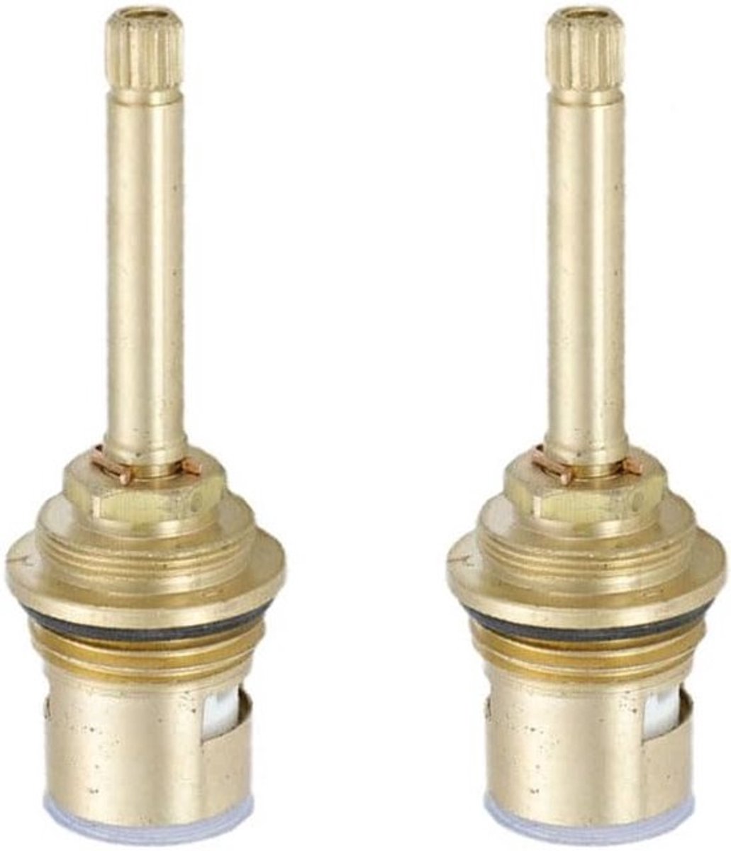 Tapcartridge Ventiel 3/4 inch Messing Stem Disc voor Reparatie en Vervanging van Keuken- en Badkamerkranen, Geschikt voor Diverse Kranen (80mm)