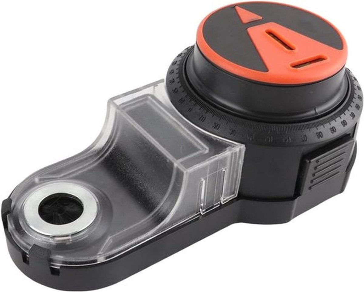 2-in-1 Stofafzuiger voor Boren met Waterpas en 500mAh Accu, 360° Draaibare Stofafzuiger voor Bouwprojecten, Foto's Ophangen en Muurverf