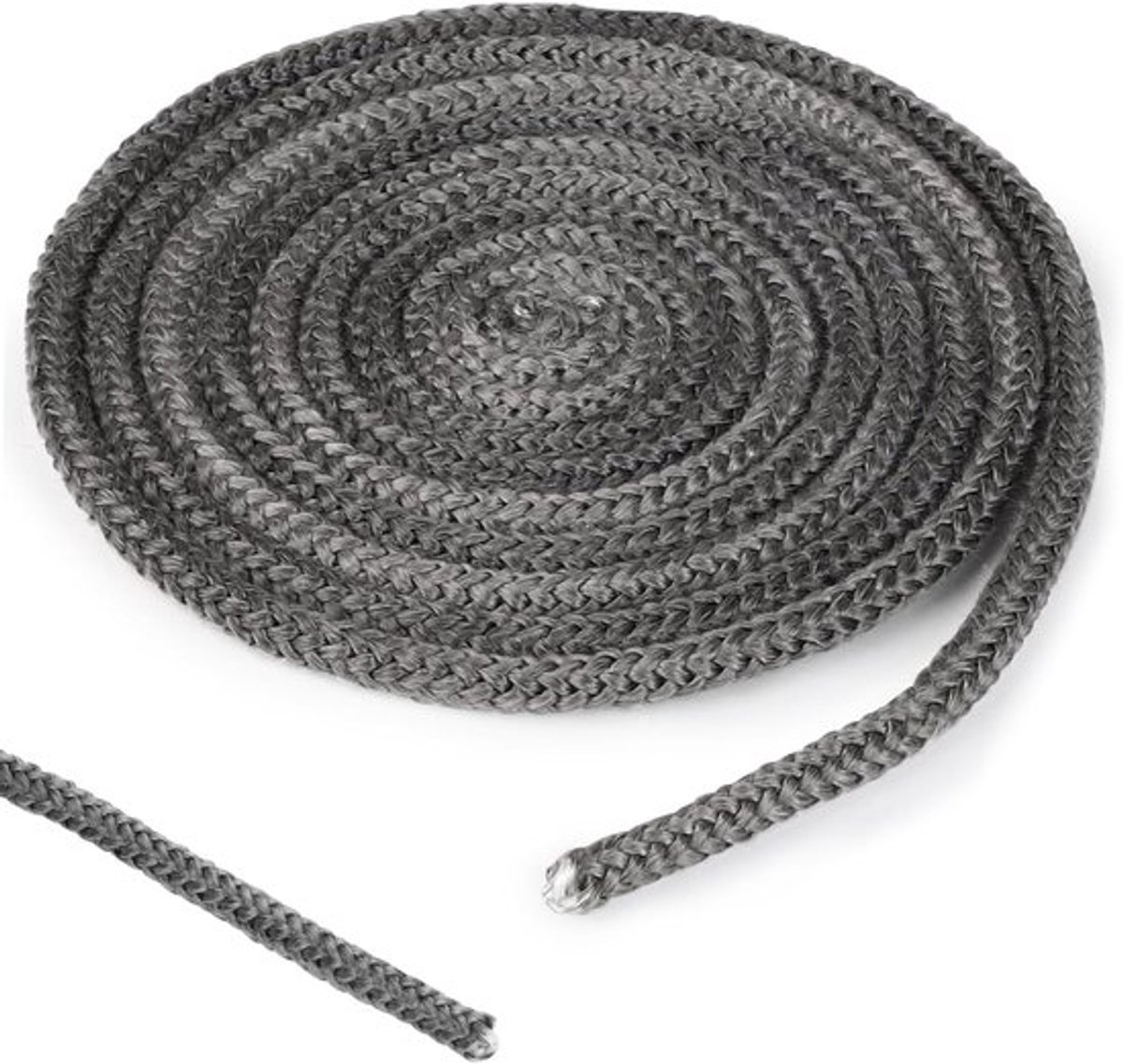 1 stuk Ø 8 mm x 2,5 m afdichting voor houtkachel, afdichtsnoer voor pelletkachels van glasvezel, afdichtsnoer vuurvast, voor deuren van open haarden voor kachels, open haarden, kachels, ketels