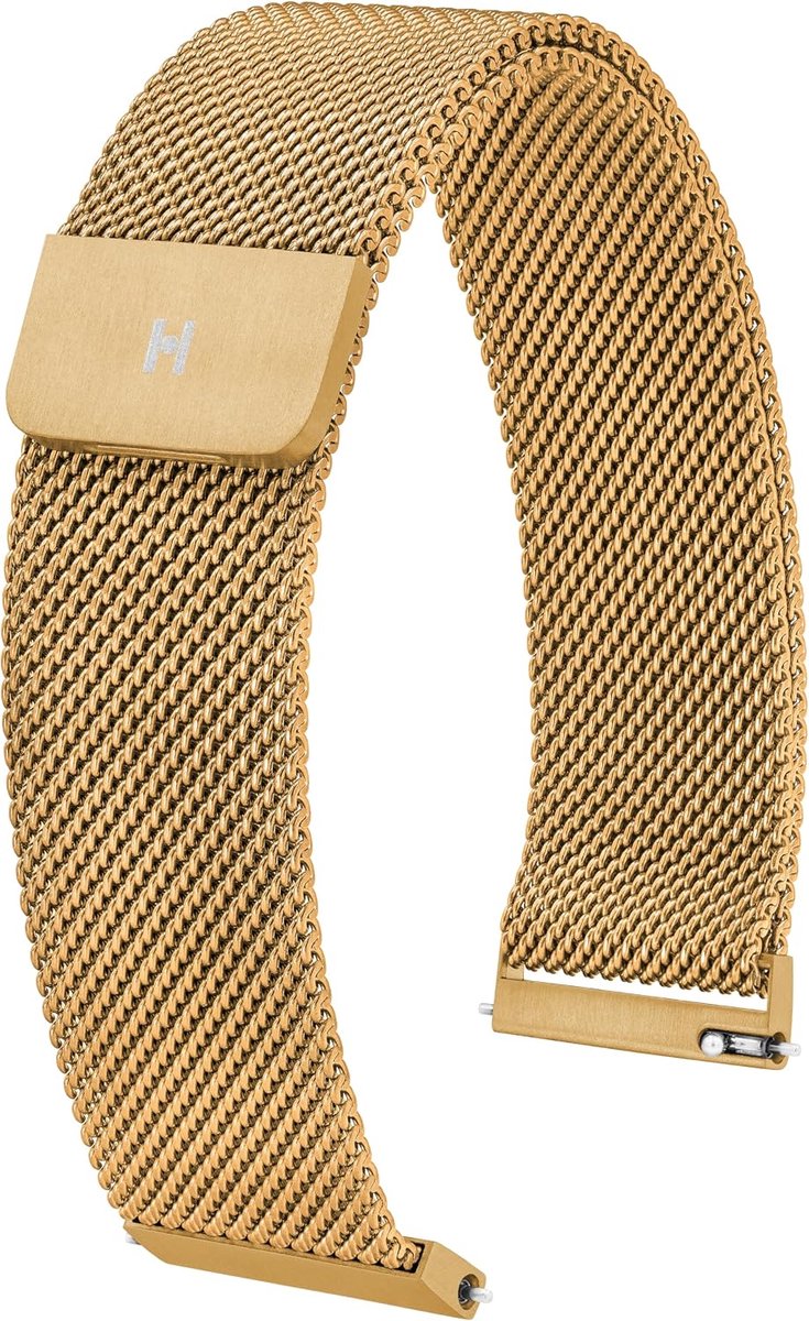 Horlogeband Milanese - Elegante Mesh Armband van RVS - Magnetische Sluiting - Perfect voor Stijlvolle Uren - ShopVlot