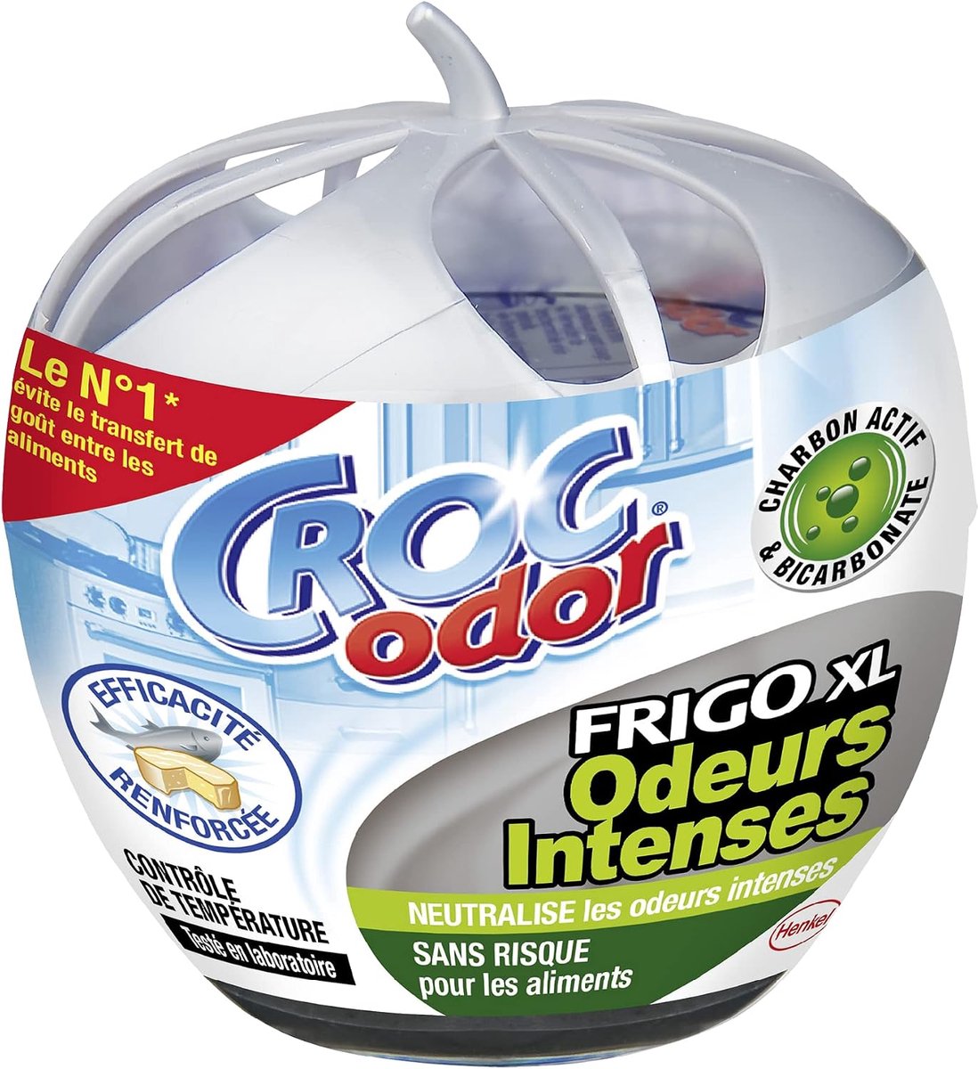 Koelkast luchtverfrisser XL - 140 g - 100% natuurlijke actieve kool - neutraliseert ongewenste geuren - ShopVlot