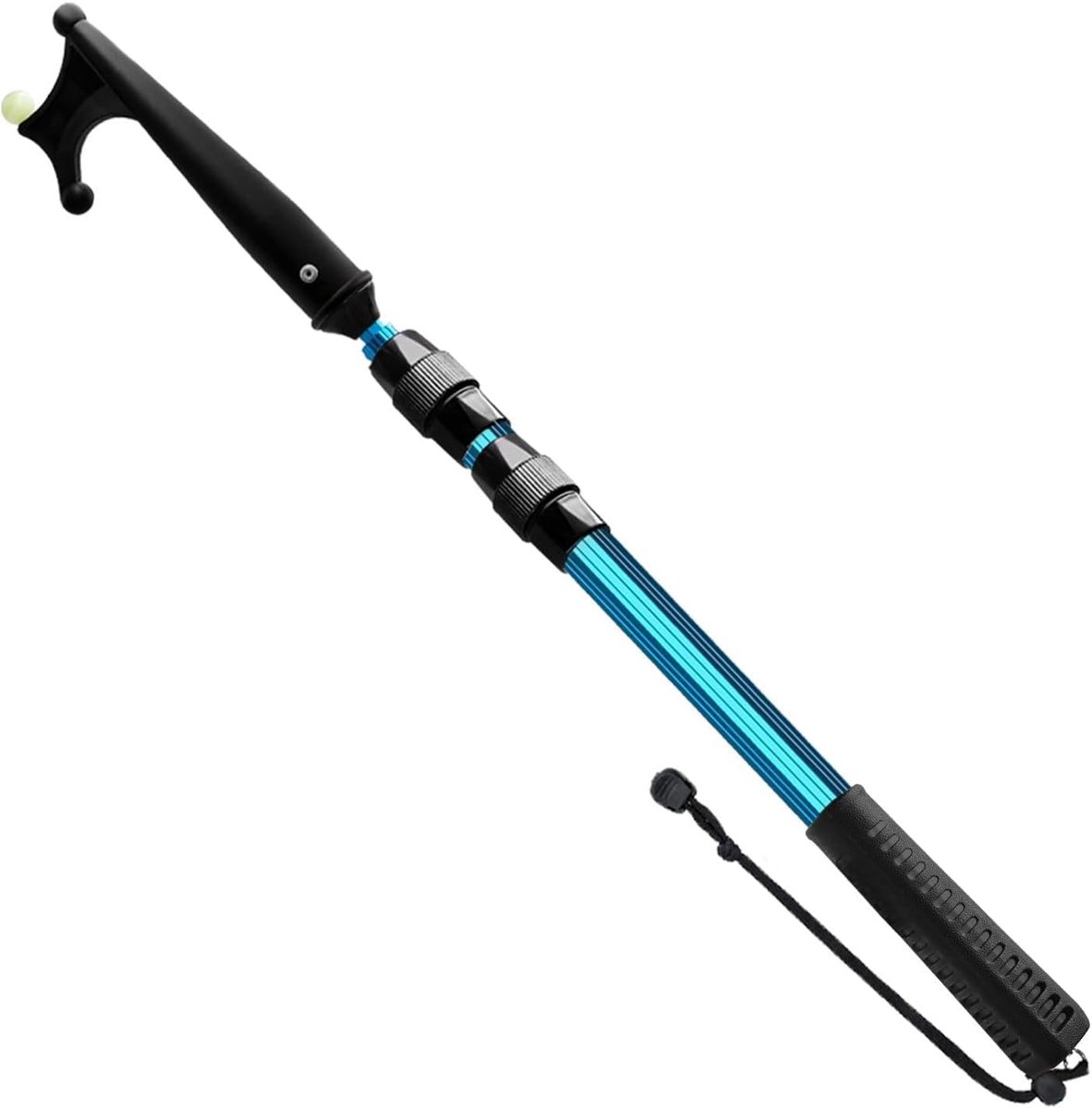 Bootshaken met telescopische steel - Aluminium, lichtgewicht - Multifunctioneel met rubber grip - Ideaal voor mooring - ShopVlot