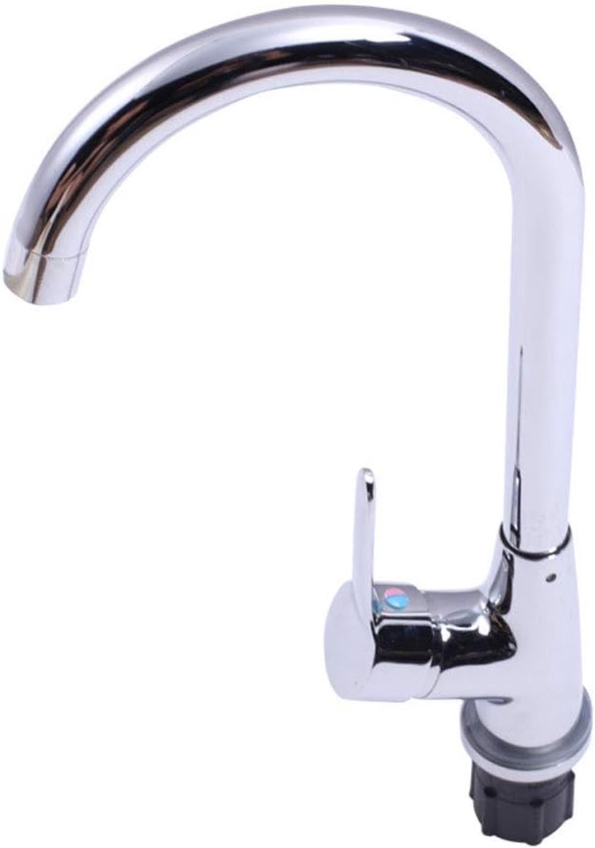 Keukenkraan warm en koud - draaiende koperen electroplating - anti-corrosie - zacht waterfilter - ShopVlot