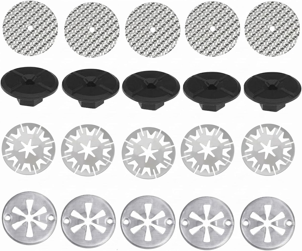 Reparatieset warmtebord 20-delig - metalen bevestigingsschijven - warmte-isolatie - optimale thermische bescherming - ShopVlot