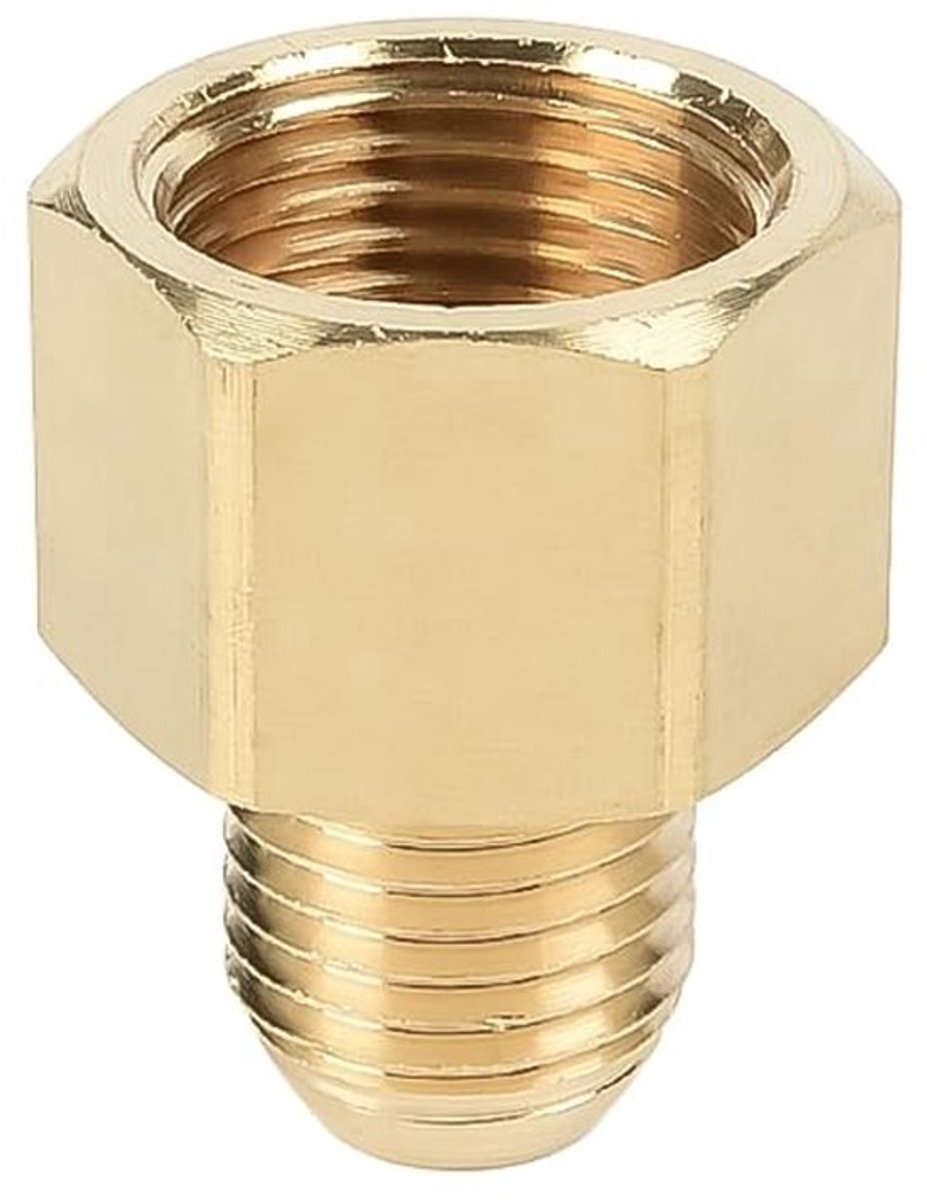 Hogedrukreiniger Connector Adapter - 18 mm naar 14 mm - Robuuste Messing Fitting - Waterpijp Slangverbindingsadapter - Duurzaam en Eenvou...