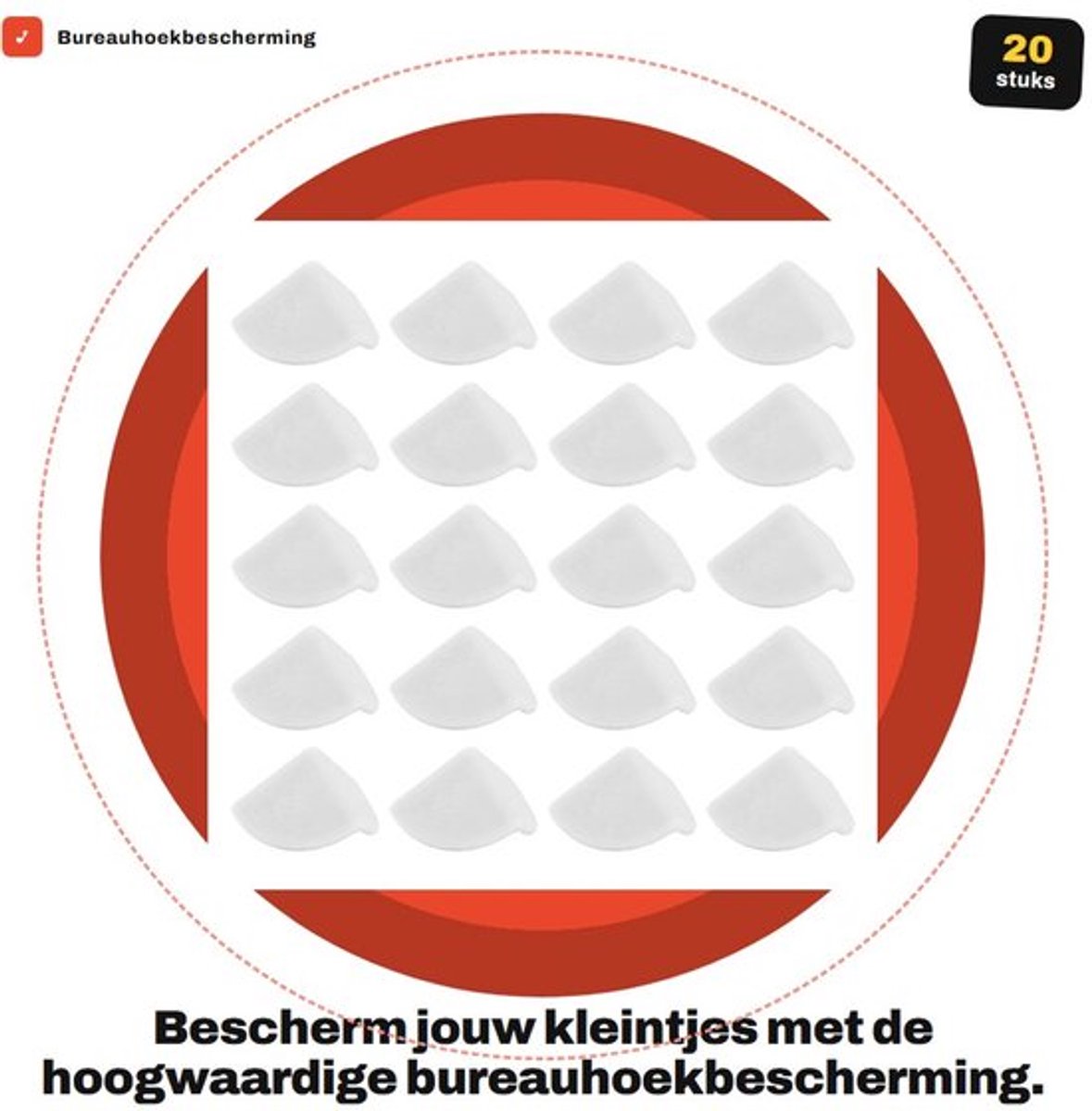 Hoekbeschermer Zelfklevend - Bureauhoekbescherming - Veilig voor Kinderen - Zachte Bescherming - Meubels/Ramen - Sterke Hechtkracht - Meubelbeschermer