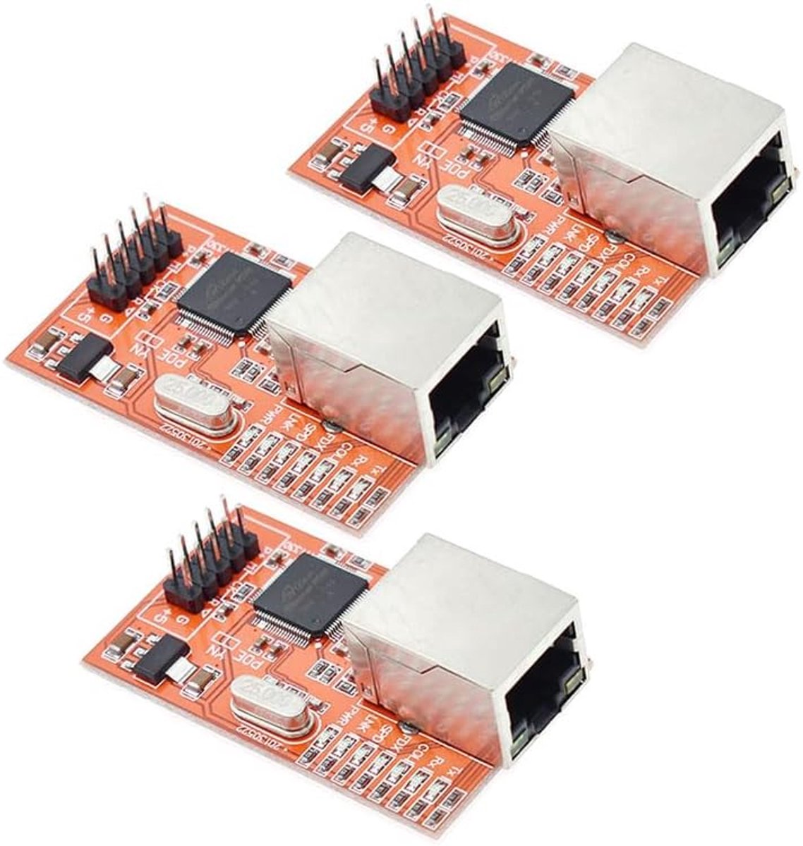 Mini W5100 Shield Module Board 3pcs - Compact design - Ideaal voor IoT-projecten - Eenvoudige aansluiting - ShopVlot