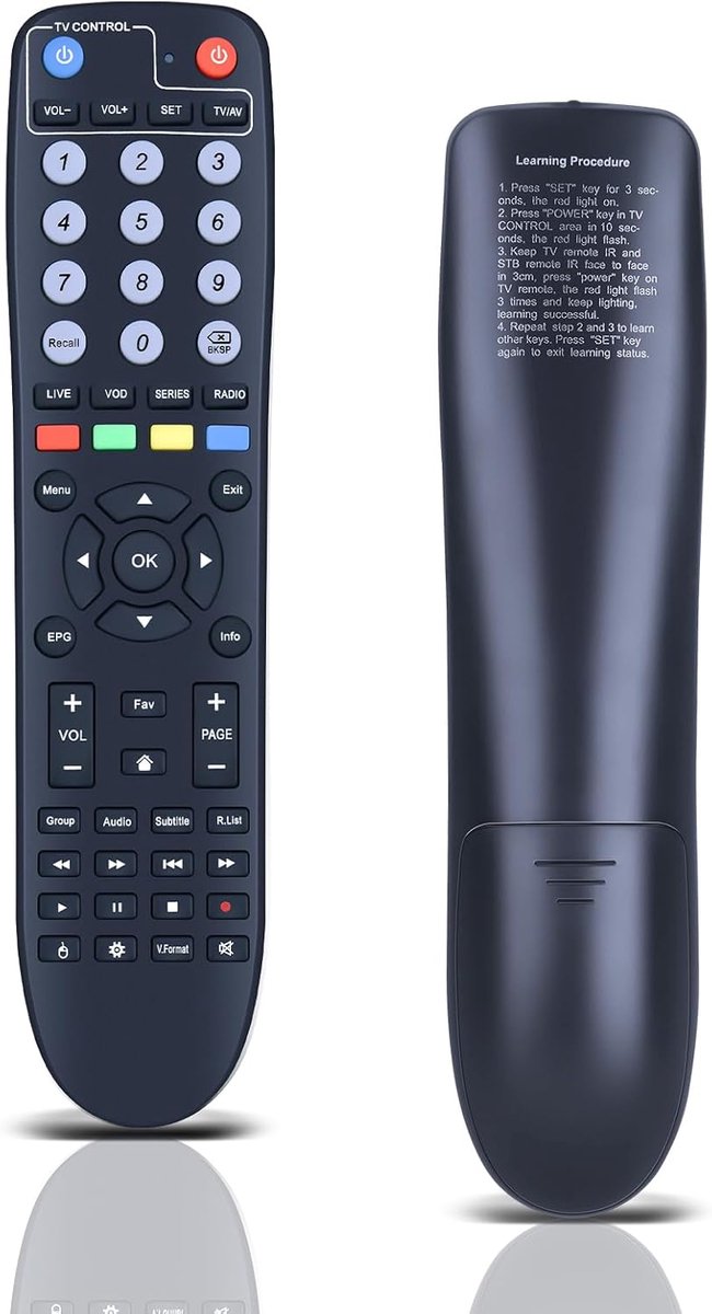 Afstandsbediening geschikt voor Xsarius Q1/Q2/Q3/Q4 TV - ShopVlot