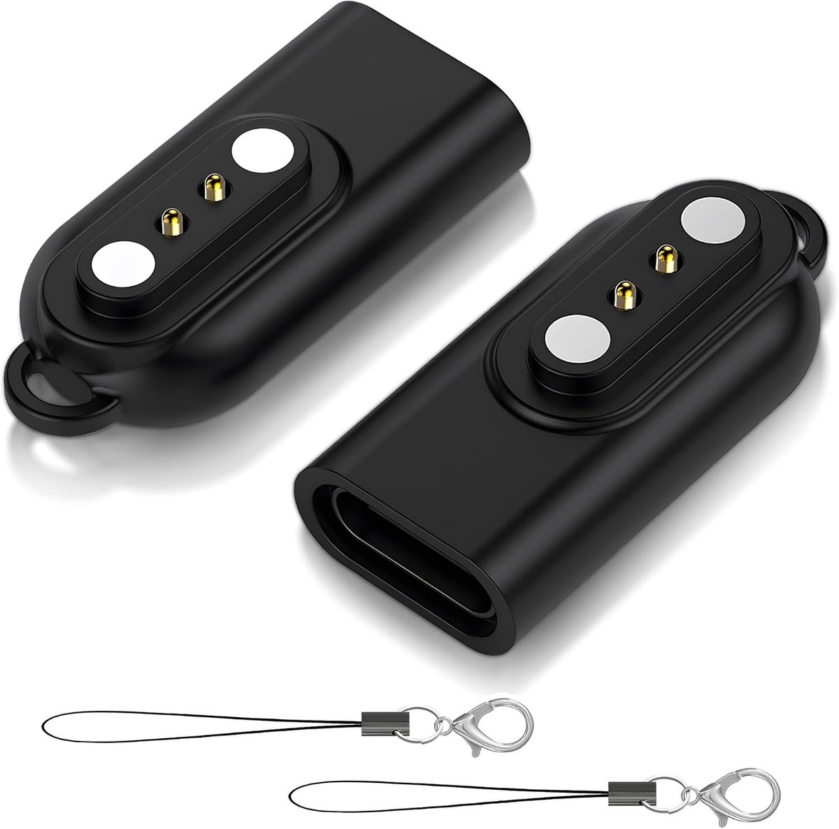 2Pcs USB C Adapter Compatible with Skg Letsfit Cubitt Yamay Willful Fitpolo Tozo Wyze Umidigi Blackview Charging Cable - ShopVlot