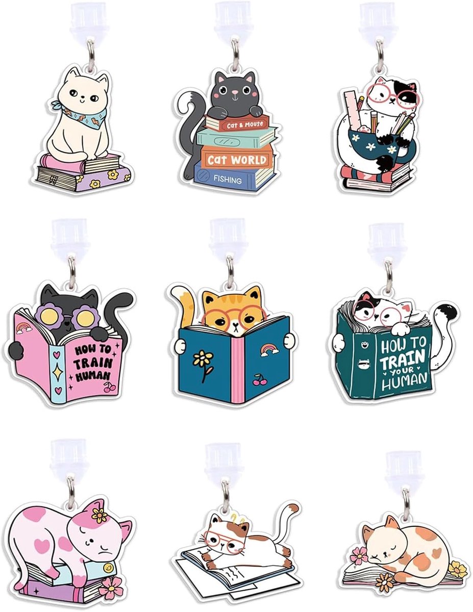 Pack of 9 USB-C Dust Caps with Cute Cat Pendant, Dust Protection, Type C, Silicone Protection, Dust Cover Accessories - ShopVlot