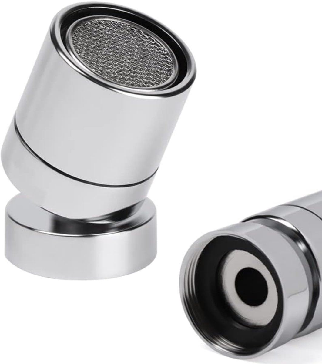 360 Degree Rotatable Faucet Aerator Filter Adapter for Kitchen Sink Faucet Head Faucet Nozzle Adapters Replacement - ShopVlot