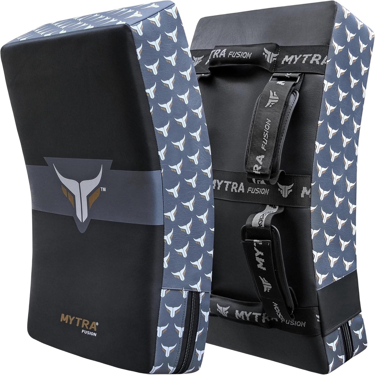 Mytra Fusion Kick Shield Curved MMA Strike Shield Muay Thai Training Strike Pad Kicking Striking Shield Focus for - ShopVlot