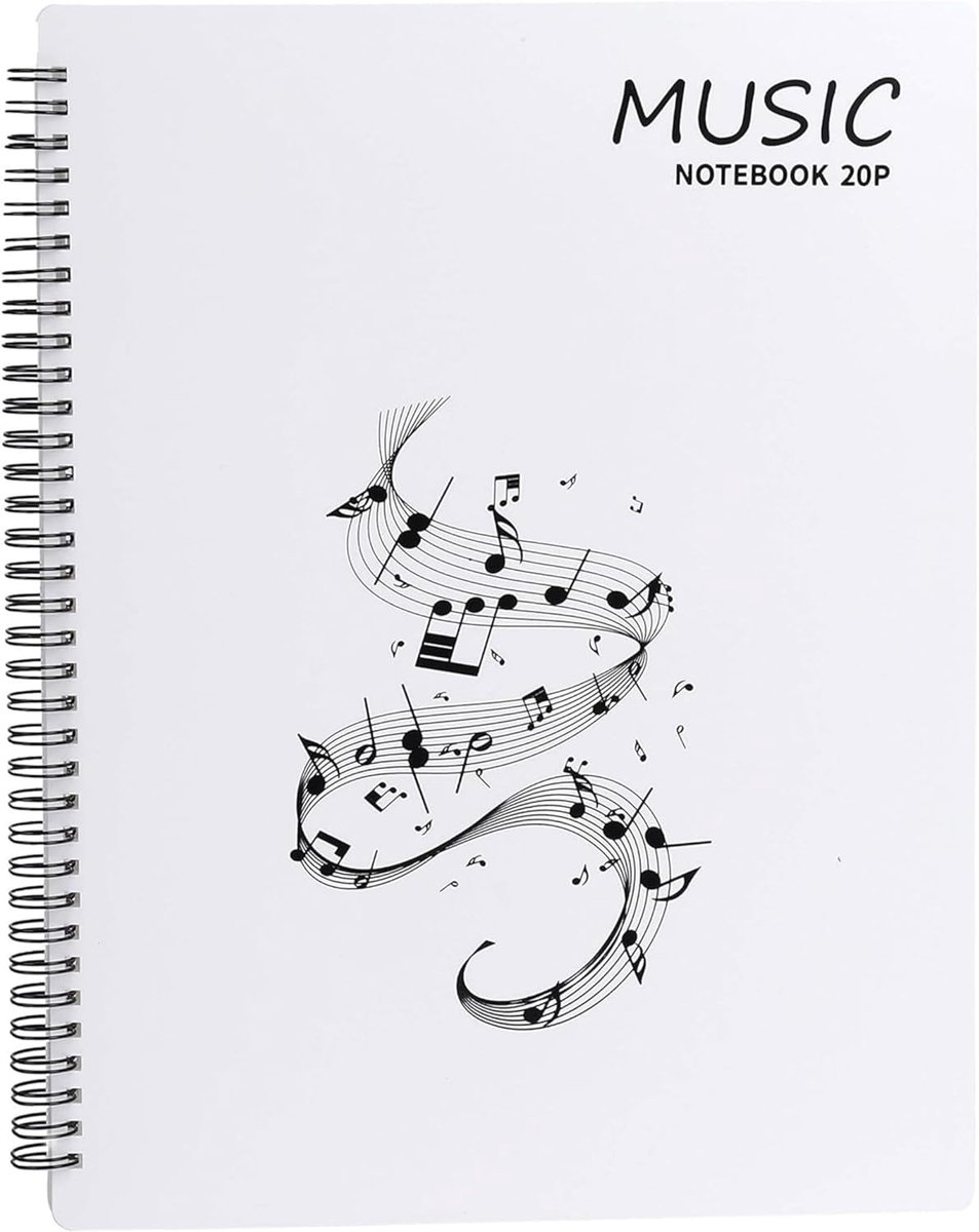 A4 Music Folder, 20 Pages Presentation Folder A4 Music Sheet Choral Folder Tabs (31.8 x 24 cm, White) - ShopVlot