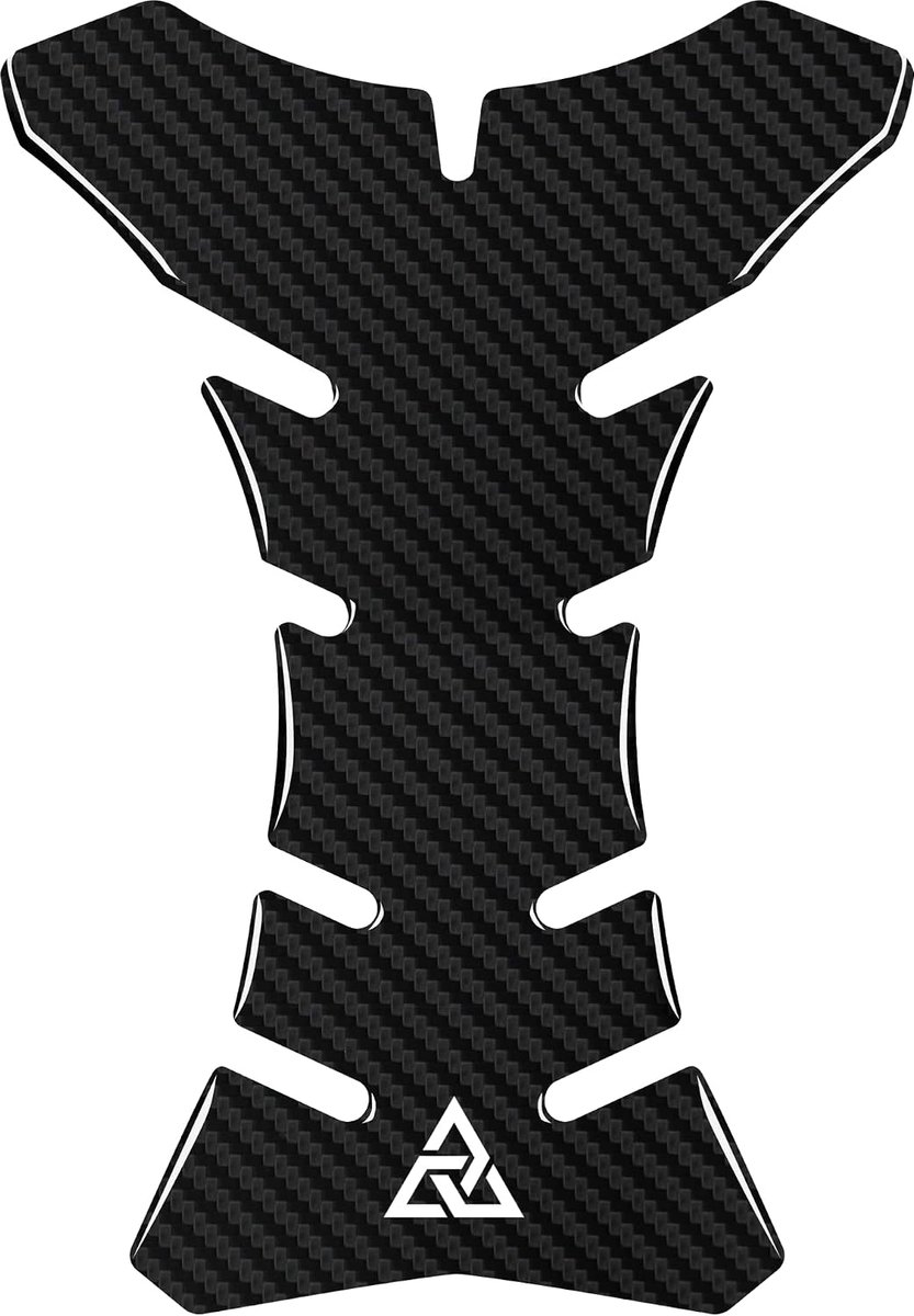 Motorfiets Tank Pad 20x14cm - Carbon Fiber V2 - Weerbestendig - Beschermt tegen Krassen - ShopVlot