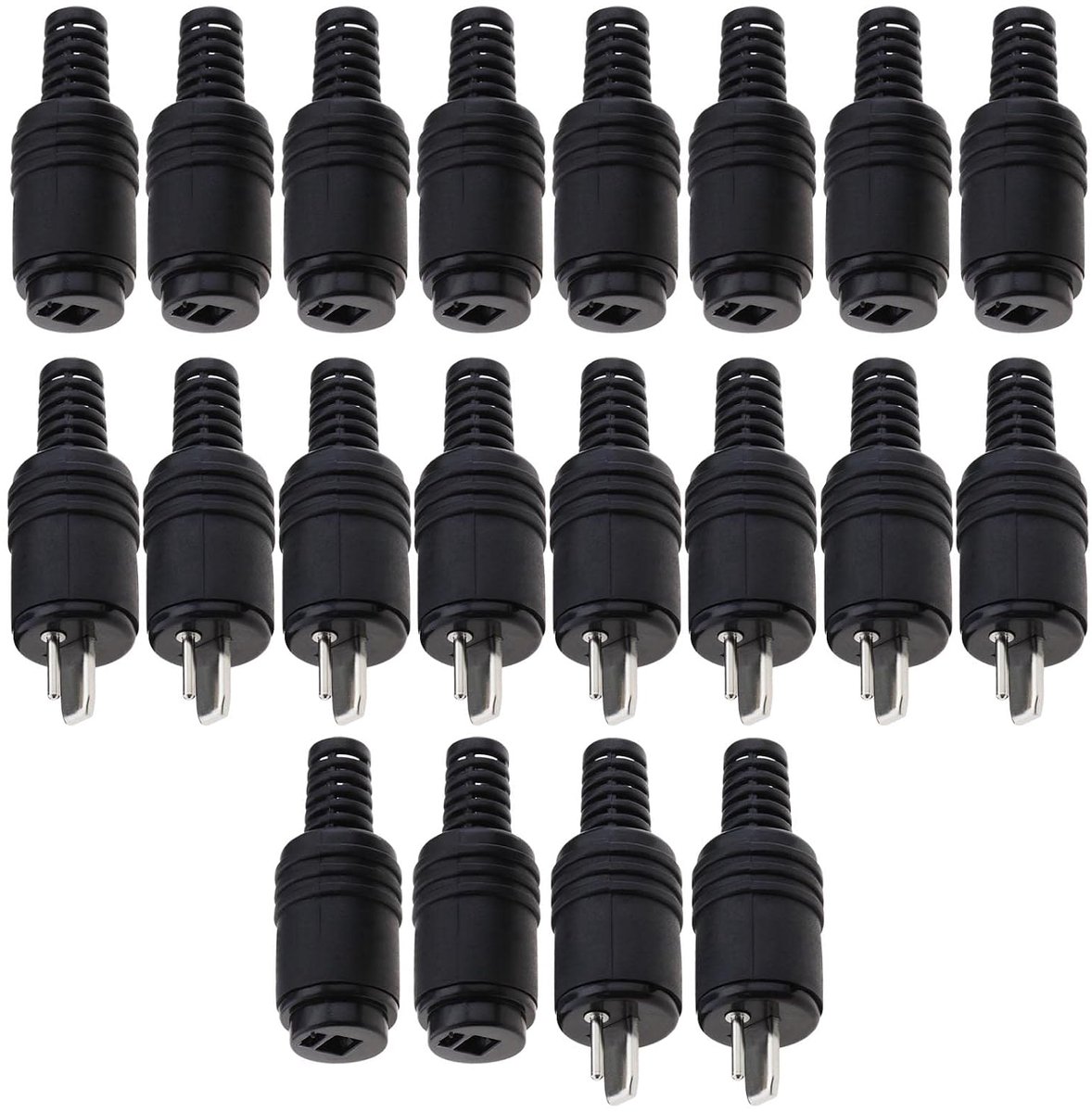 2-pin DIN luidsprekerconnectoren - schroefterminals - zelfbouw zonder solderen - hoge prestaties en flexibiliteit - ShopVlot