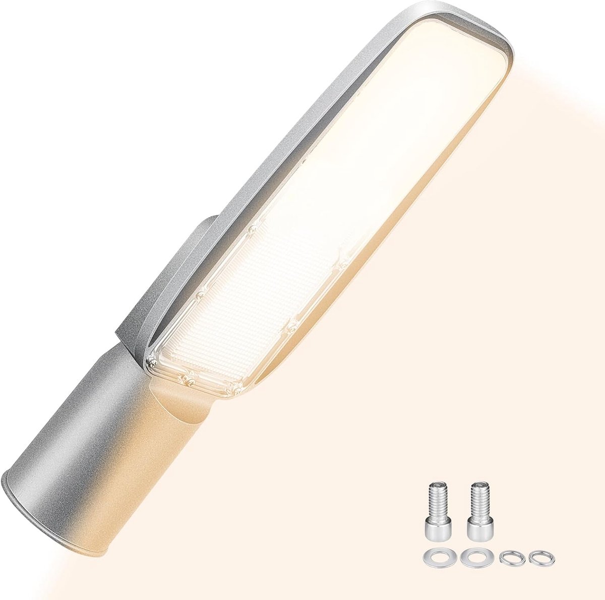 LED Buitenstraatlamp 30 W - Warm Wit 3000 K - IP66 Waterdicht - Veiligheidslamp voor Tuin - ShopVlot