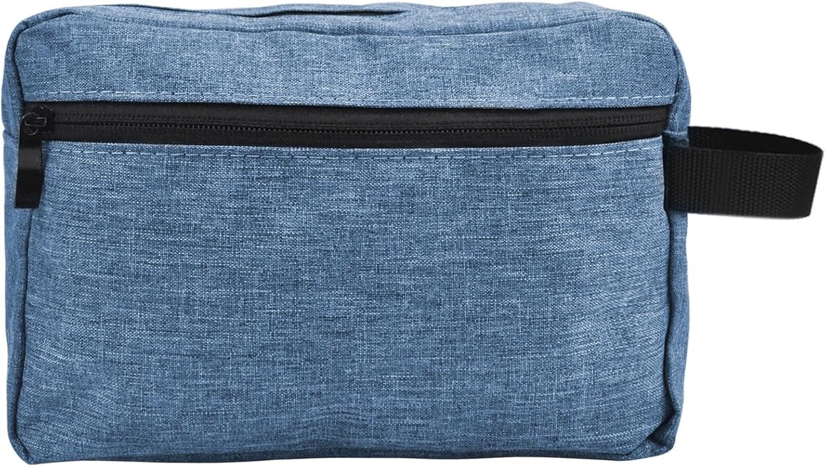 Toilettas 22x14,5 cm - Blauw - Waterdicht - Voor toiletaccessoires - ShopVlot