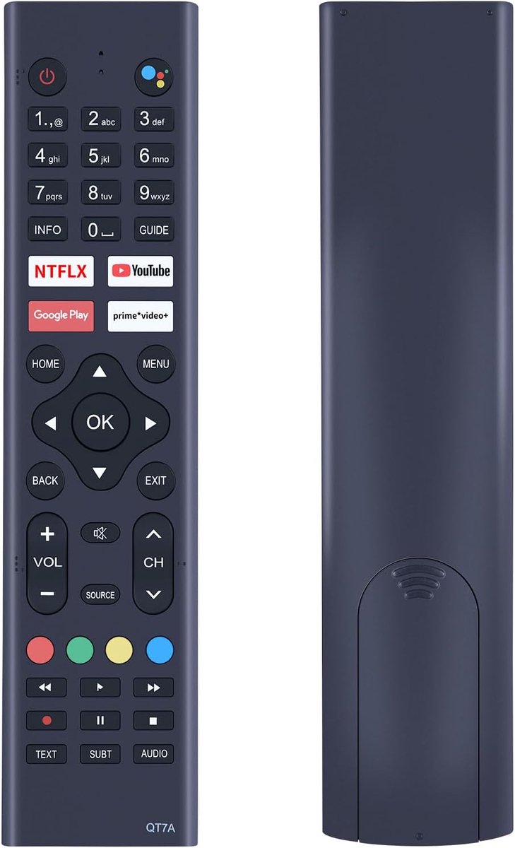 Spraakafstandsbediening voor Smart TV - Vervangend model - Geen programmering nodig - Eenvoudig in gebruik - ShopVlot