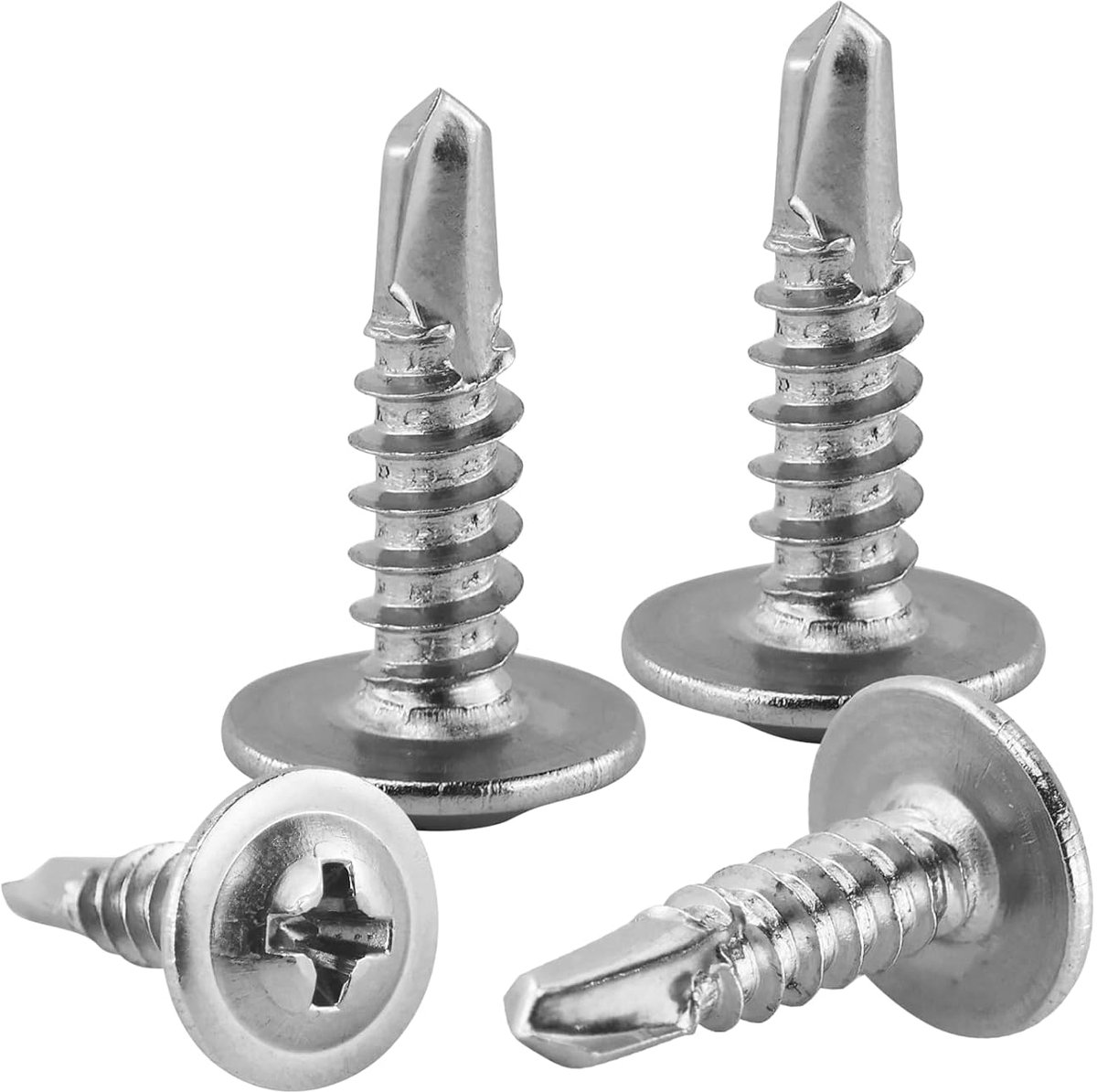 Schroeven M4.2 x 16 mm - roestvrij staal - zelfborend - ideaal voor plaatstaal en hout - ShopVlot