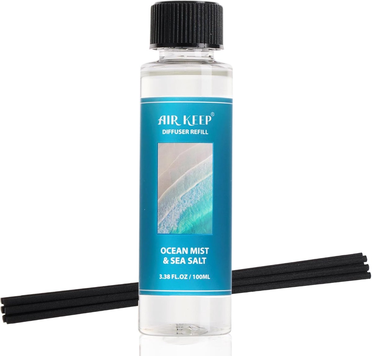 Aroma diffuser refill 100 ml - ocean mist & sea salt - langdurige geur - direct gebruik - ShopVlot