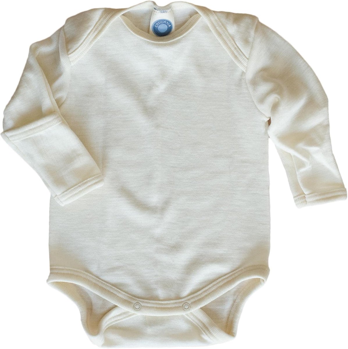 Babybodysuit 70% wol 30% zijde - met krabbescherming - zacht en comfortabel voor je baby - ShopVlot