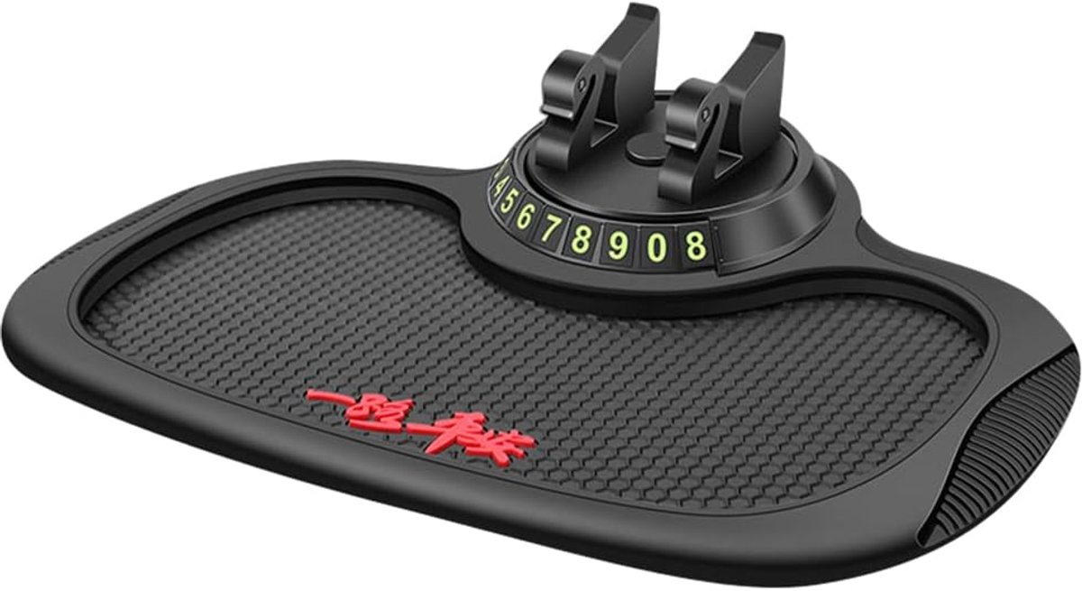 Mobiel houder 360° - anti-slip rubber mat - voor telefoon, zonnebril en sleutels - ideaal voor auto dashboard - ShopVlot
