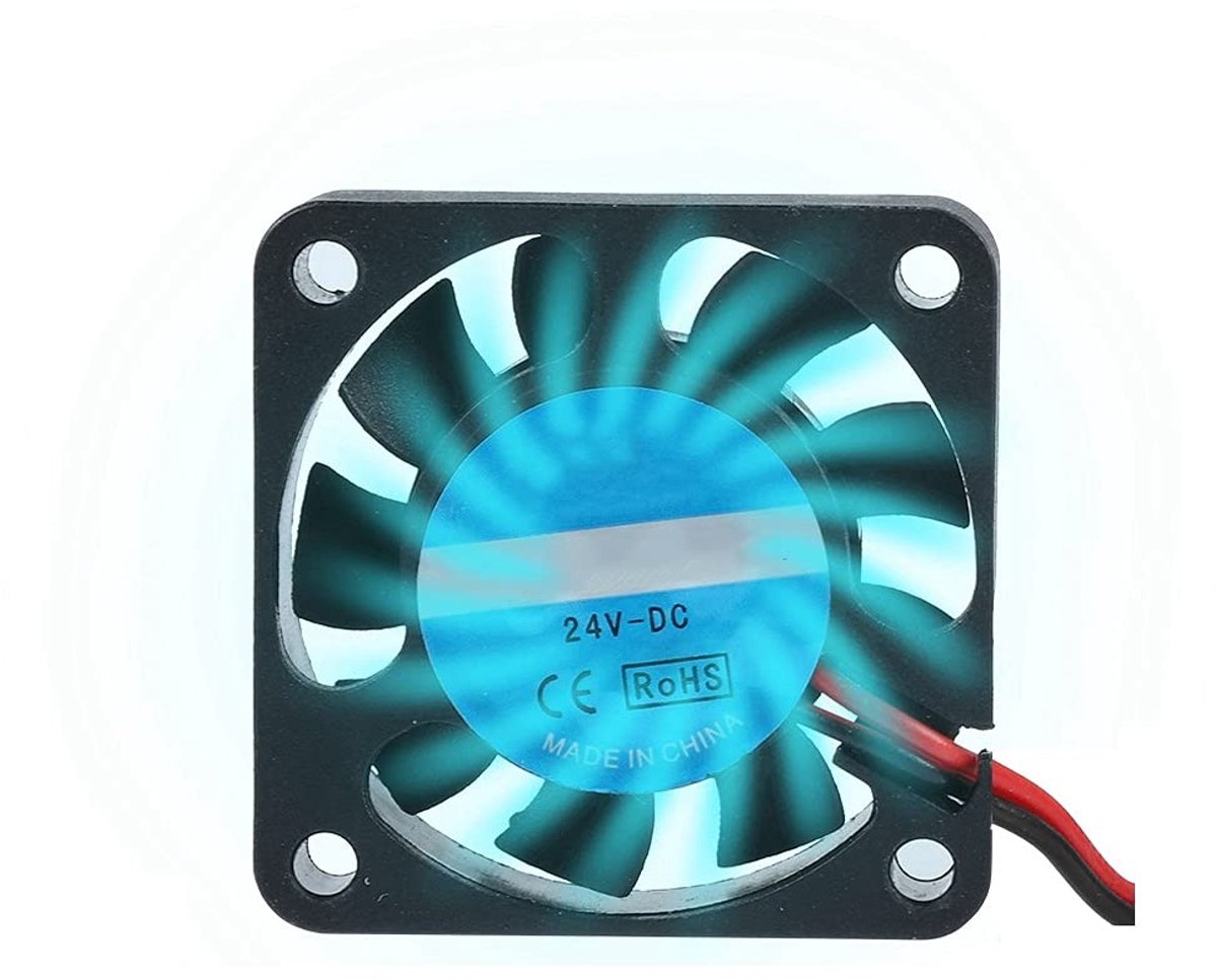 3D printer ventilator 40x40x10mm - 2 stuks - super stil - optimale koeling voor 3D printers - ShopVlot