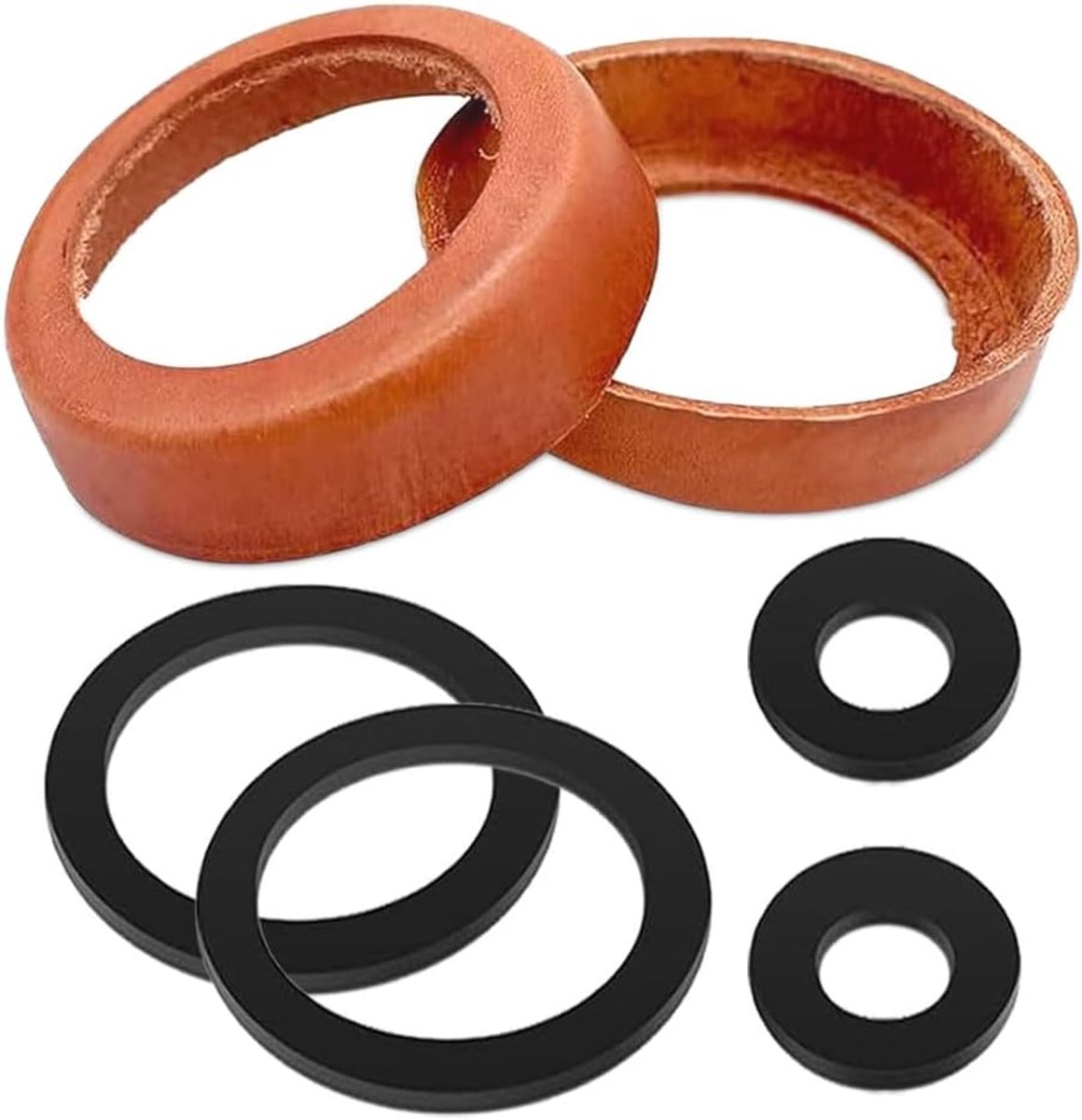 2 stuks reservezuiger voor zwengelpompen, afdichtingsset voor handpomp type 75, zwengelpomp, reserveonderdelen, leren - ShopVlot
