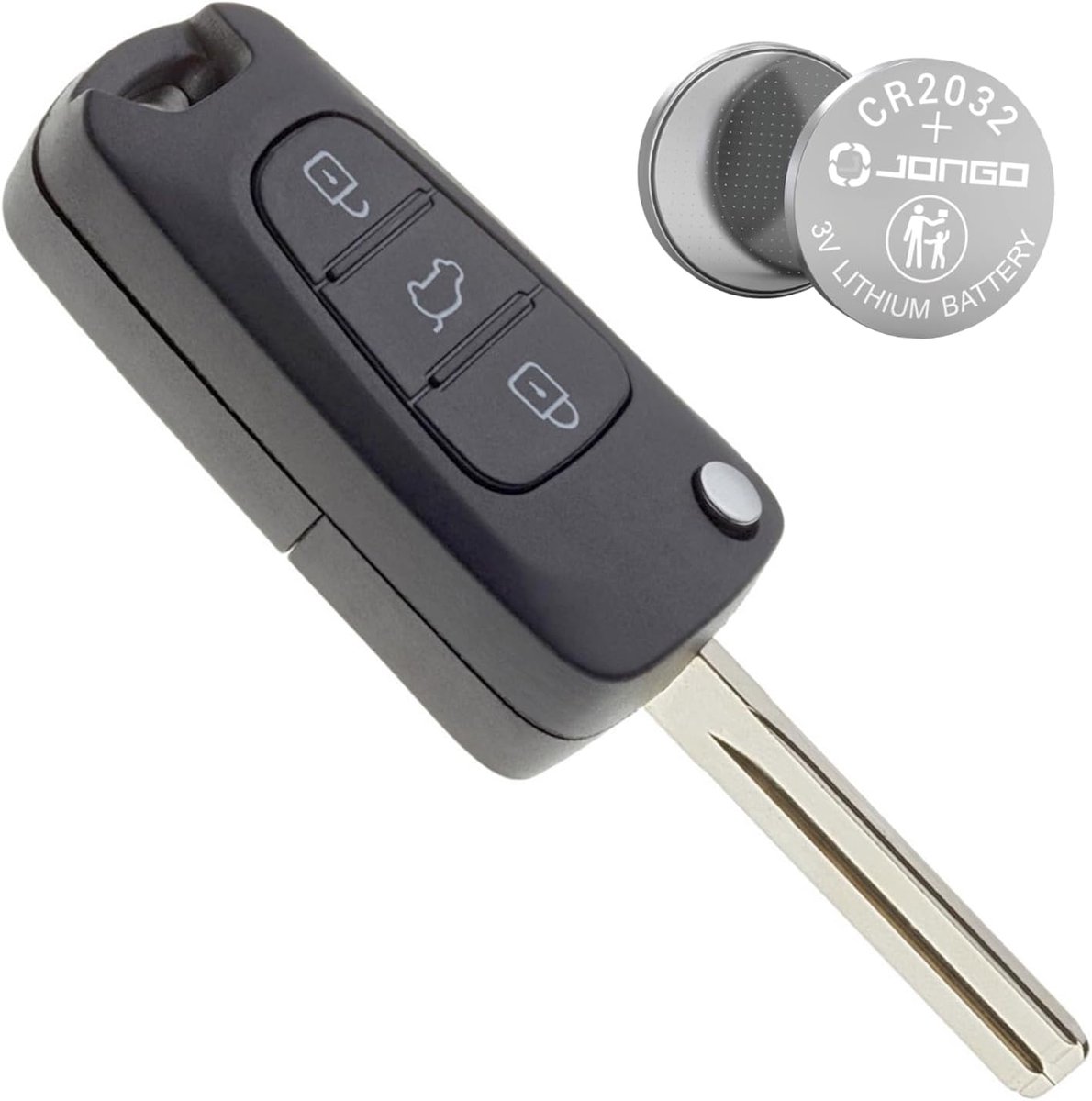 Jongo - Key housing with blade, compatible with Kia Picanto, Sorento, Optima, Sportage and Soul - ShopVlot