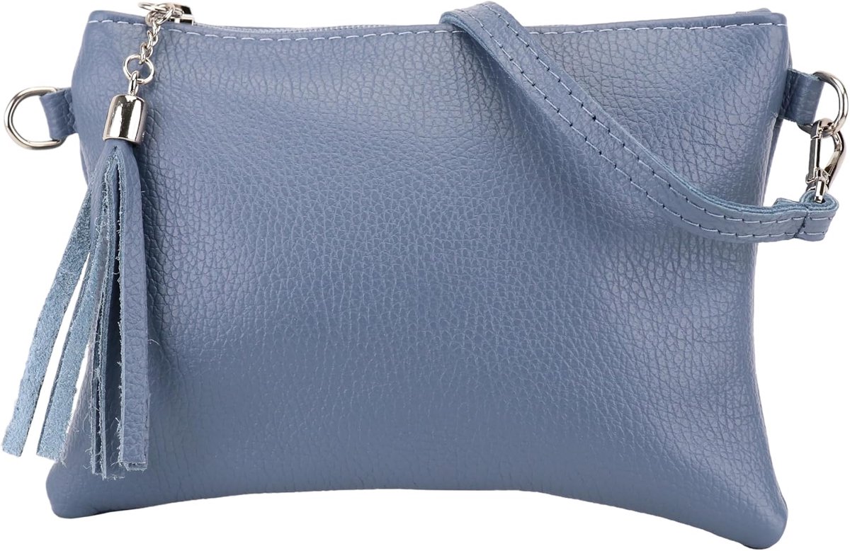 SH Leder Genuine leather shoulder bag clutch small bag evening bag 22x15cm Anny G248 - ShopVlot