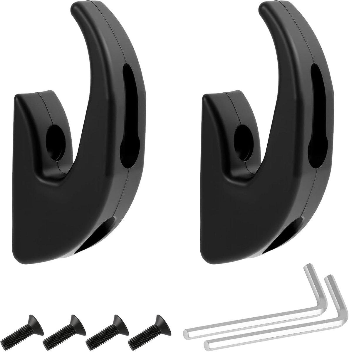 2 Pcs Electric Scooter Hooks, Compatible with M365 Pro 2 1S, Rugged Front Hook for Electric Scooter, Handlebar Bar - ShopVlot