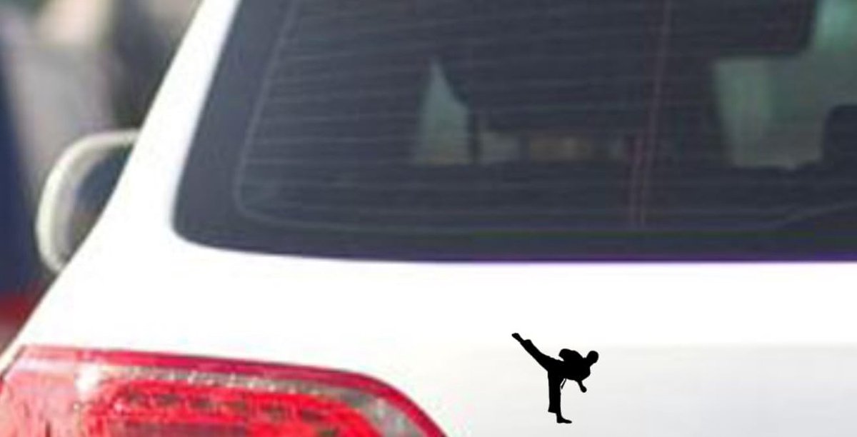 Martial Arts Sticker Karate Kickboxing Sports Aufkeber (RPMt1/3) (No. 3) - ShopVlot