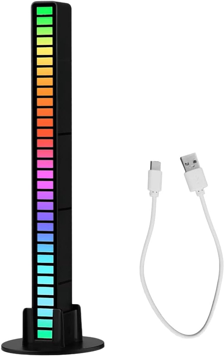 Musical Rhythmic Light, Colorful Sound Control Light, Music Light Bar, RGB Sound Control, Atmosphere Display Light - ShopVlot