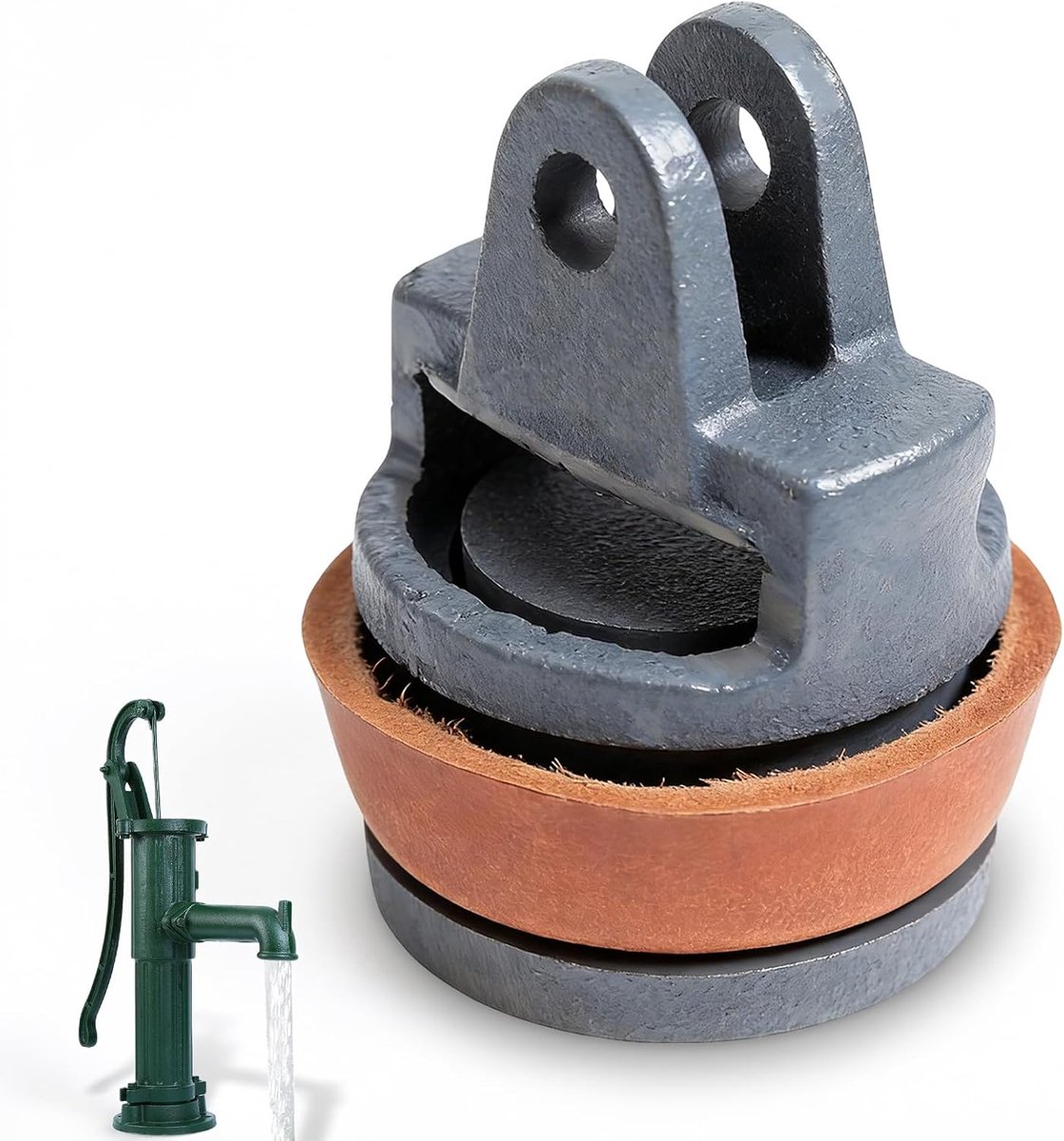 Reservezuiger voor zwenkpompen type 75, zwengelpomp, reserveonderdelen, zuiger compleet voor waterpompen type 75 - ShopVlot