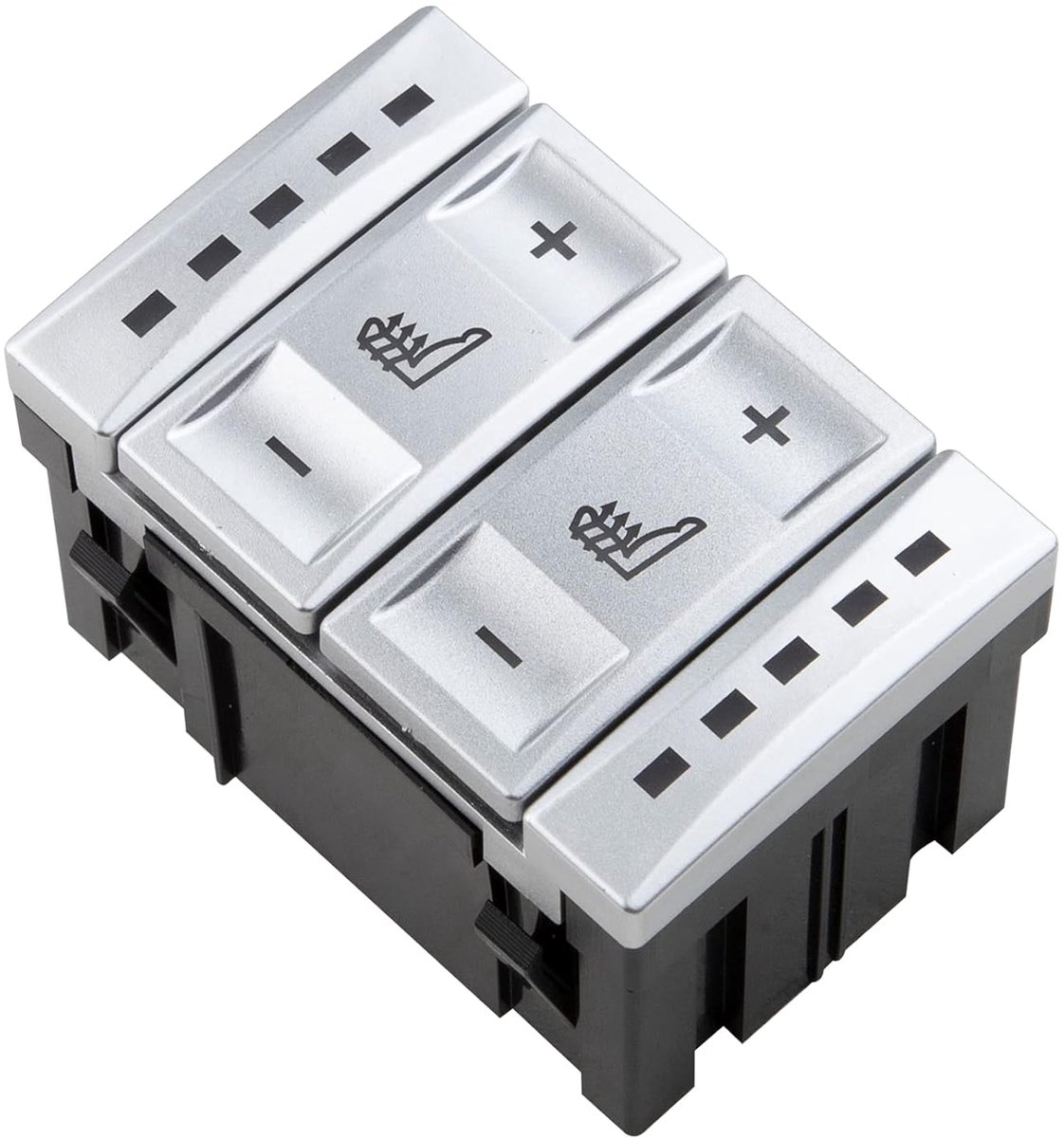 KASturbo Seat Heating Button Switch Compatible with Galaxy MK3 S-MAX Mondeo MK4 6M2T19K314AC BS7T19K314AB Silver - ShopVlot