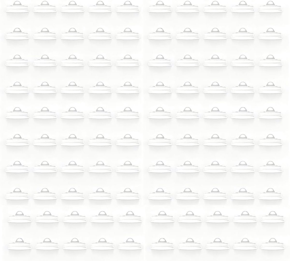 100 stuks rubberen buffers, zelfklevend, transparant, elastische buffer, rubberen voetjes, deurbuffers, rubberen - ShopVlot