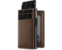 DUGRAFT Pop Up Wallet with ID Window, Minimalist Credit Card Holder for Men Men Slim RFID Bi-fold Metal Card Holder - ShopVlot