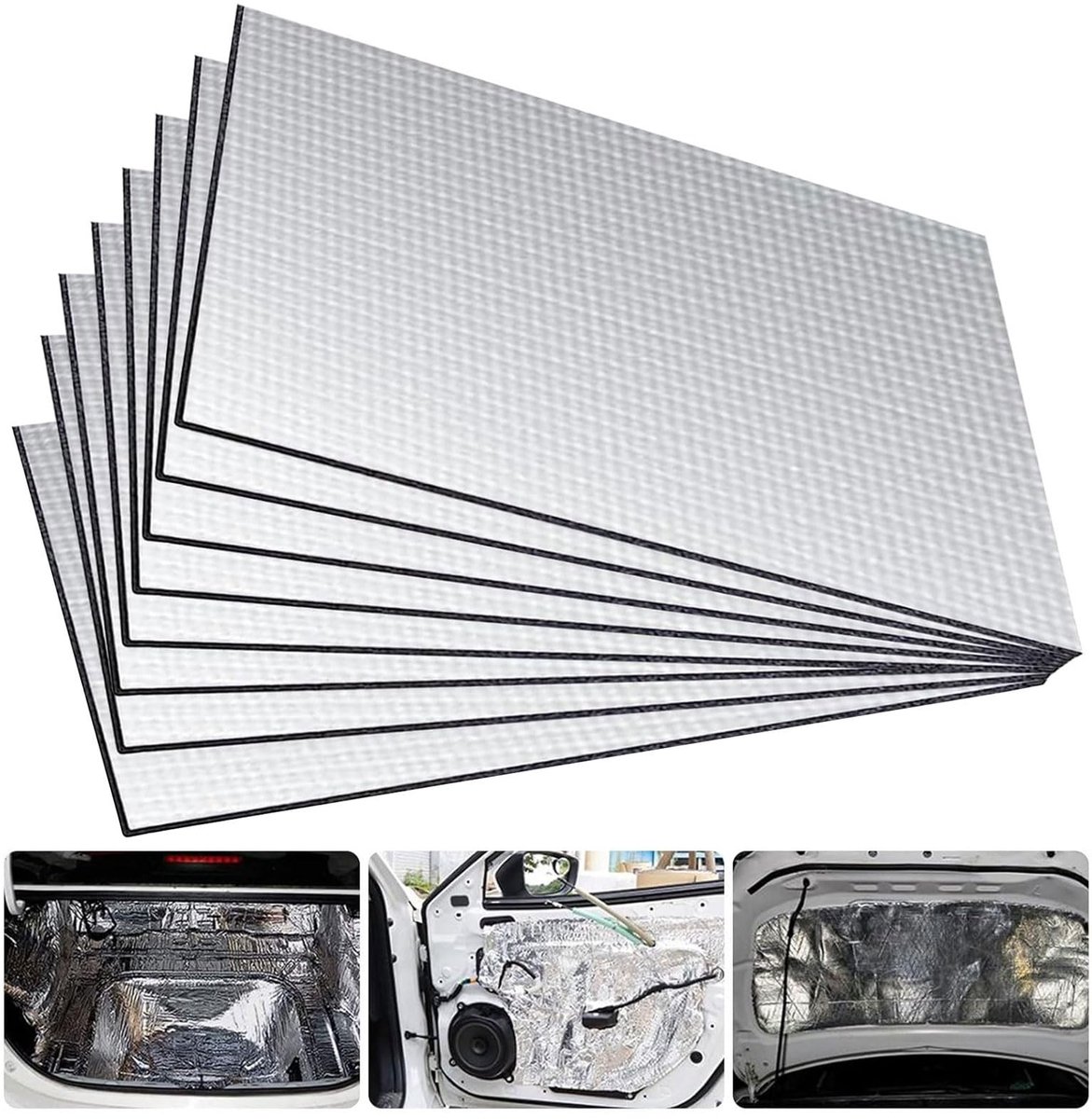 Solidchoice - Geluidsisolatiematrassen voor Auto, Set van 8