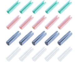 Solidchoice - 20 Stuks Beddegoedclips voor het Bevestigen van Dekbedovertrekken