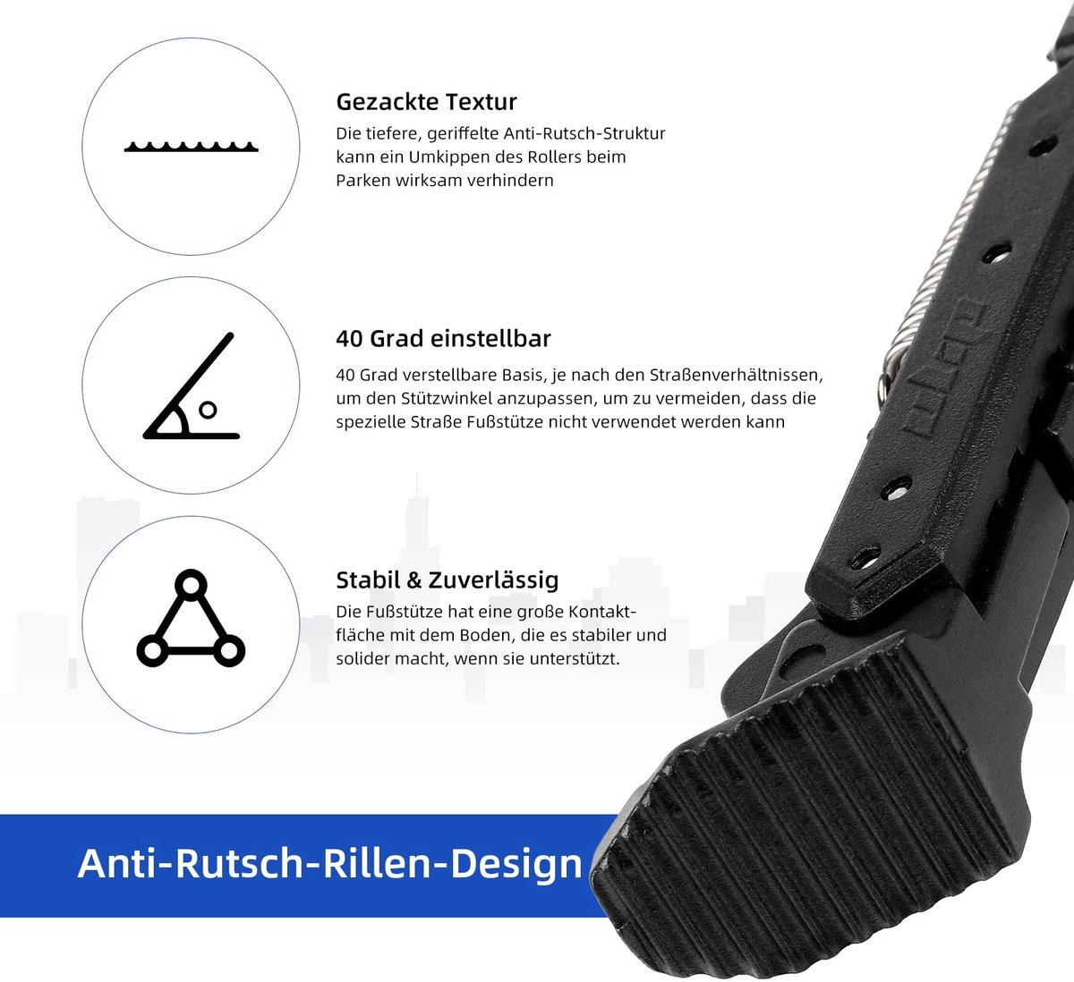 Solidchoice - Verstelbare Houder voor Xiaomi M365 Pro en Pro2