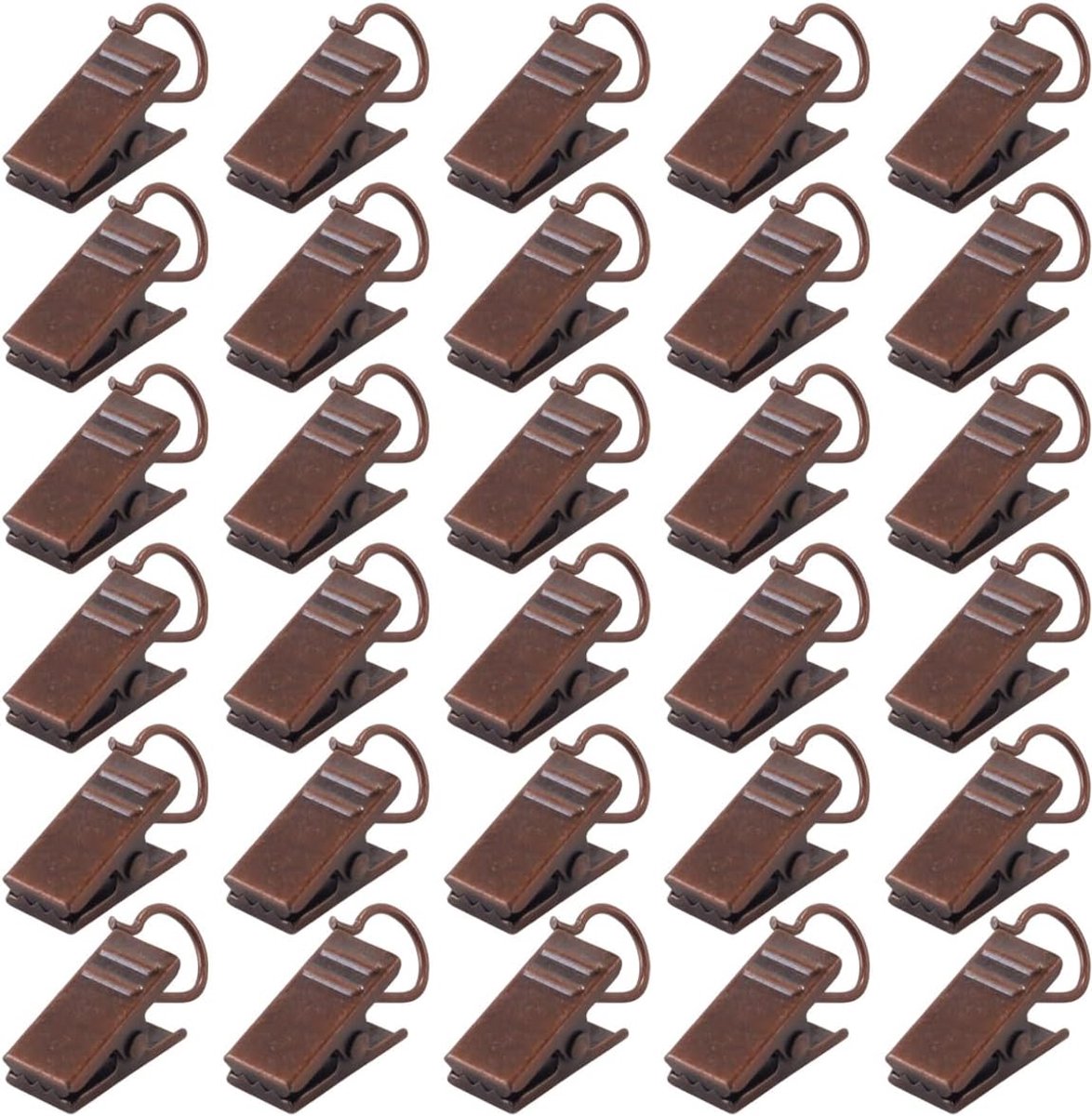 Kleine zware haken 30 stuks - antiek koper - sterke staal - ideaal voor woondecoratie - ShopVlot