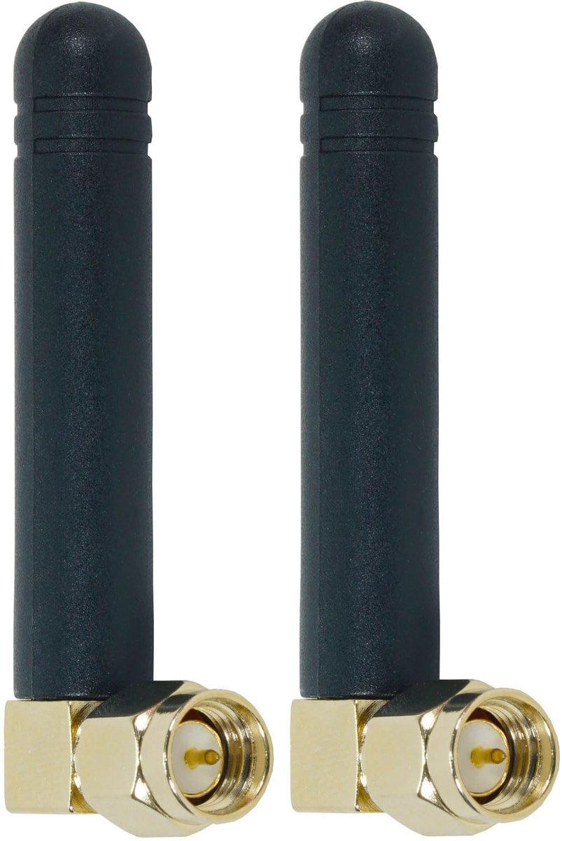 Solidchoice - 2-Pack Mini WiFi Antennes voor Verbeterde Signaalontvangst