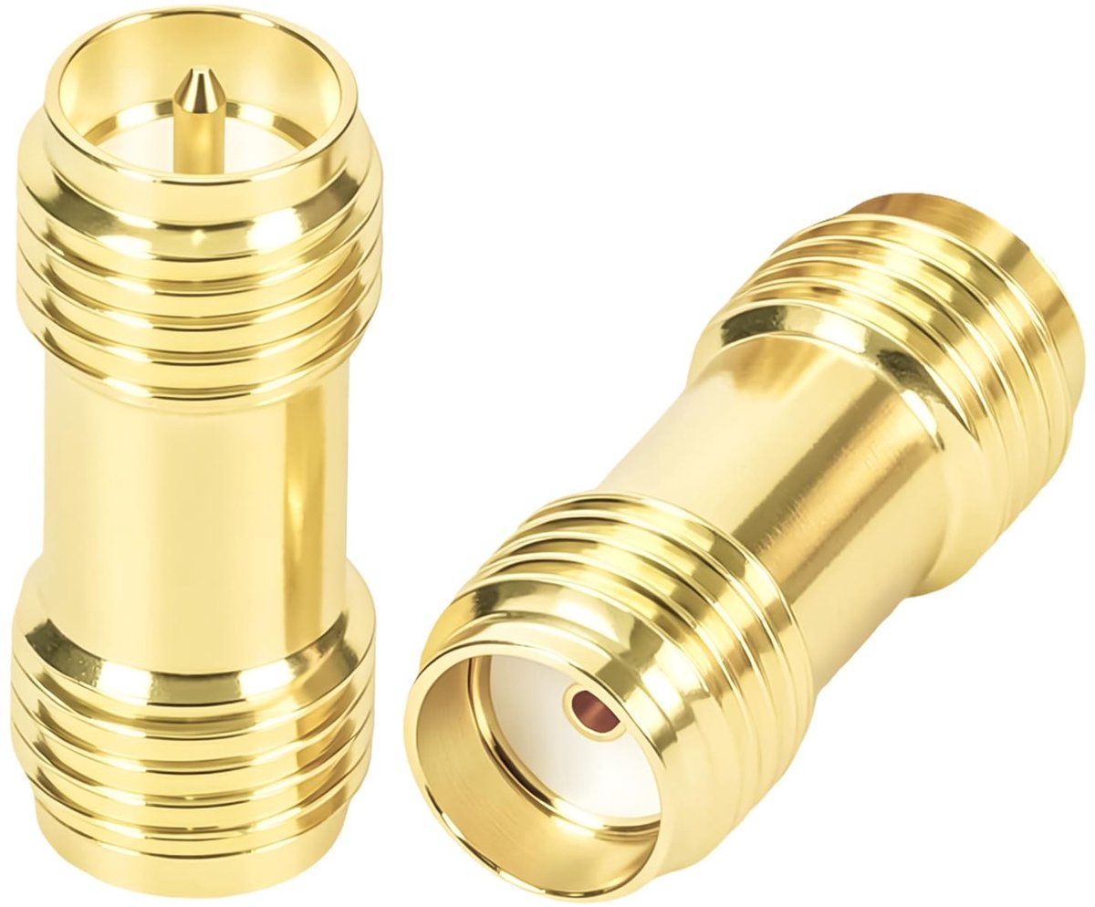 Solidchoice - Set van 2 RP-SMA naar SMA Adapter voor Antenne