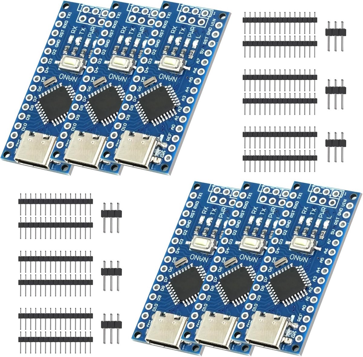 Nano ontwikkelplaat V3 - CH340 chip - Type-C USB poort - Ideaal voor Arduino projecten - ShopVlot
