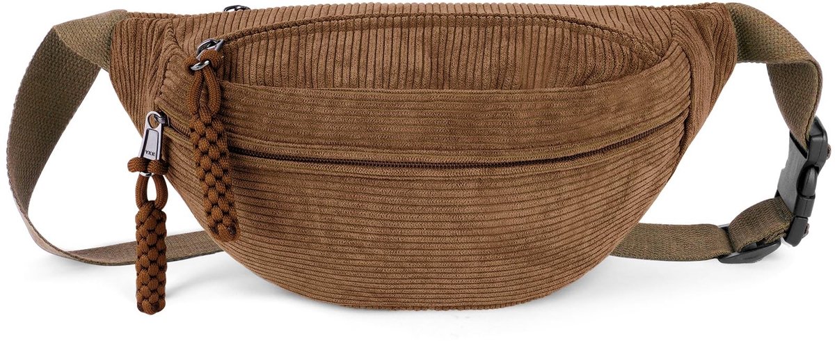 Corduroy heuptas - modieuze schoudertas voor dames - veelzijdig gebruik