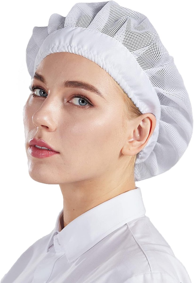 Werkpet haarnet verstelbaar - unisex stofkap - beschermende hoed - ideaal voor de industrie - ShopVlot