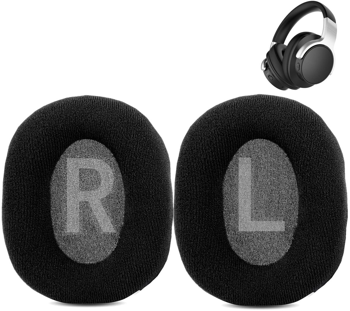 Solidchoice - Vervangende Soft Ear Pads voor Bluetooth Hoofdtelefoon