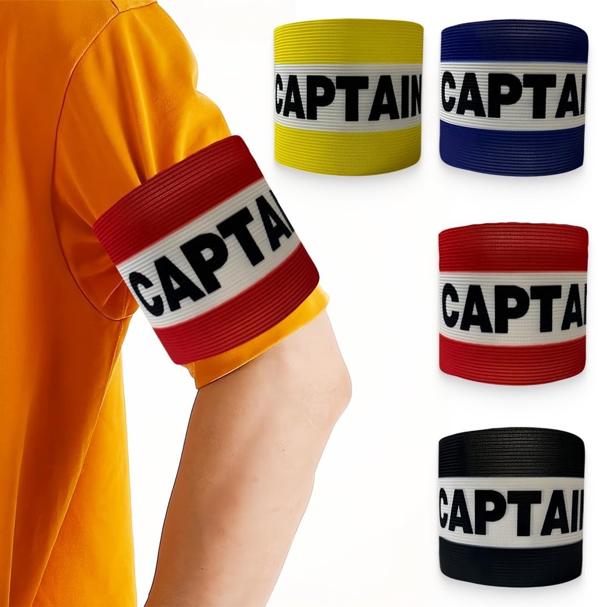 Solidchoice - Set van 4 Professionele Voetbal Captain Bandages
